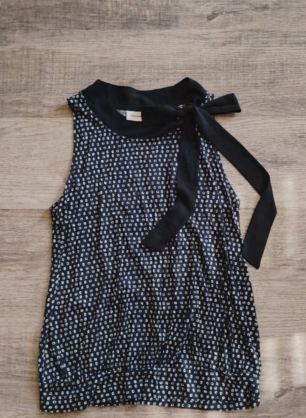 Anthropologie Deletta Ribbon Tie Top S